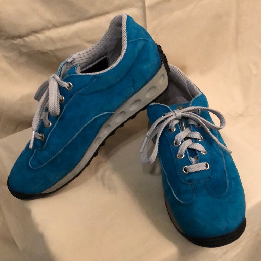 Teal Suede Sneakers | Roots